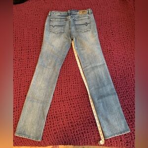 Volcom Women's Straight Leg Blue Jeans